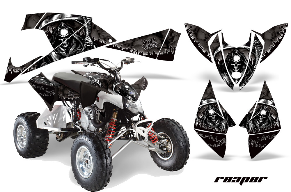 Polaris Outlaw 500 2009 Graphics Kit Reaper B